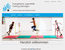 Tablet Screenshot of jugendhilfe-freiburg.de
